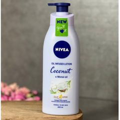 Lotion Nivea oil infused lotion coconut & monoi oil 400ml hàng Úc