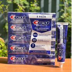 1 tuyp Kem đánh răng CREST 3D White Advanced Triple Whitening 629823