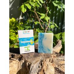 Xà bông dừa bạc hà Escoco - Handmade Vegan Natural Bar Soap Cold Pressed coconut peppermint soap