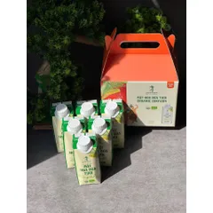 [Hộp Quà Tết Dừa Khai Lộc] Combo 6 Hộp Mật hoa dừa tươi Organic Sokfarm 330ml - Hộp quà tết