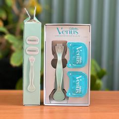 Dao Cạo 3 lưỡi Gillette Venus Comfortglide Sensitive 1 cán 2 đầu thay 629875