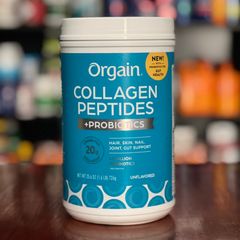 Collagen thủy phân Orgain Collagen Peptides + Probiotics Unflavored 726g collagen probiotic 629891
