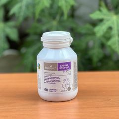 [Nhập khẩu chính ngạch] Viên hỗ trợ tăng chiều cao cho bé Lysine viên Bio Island Lysine 60 viên hàng Úc