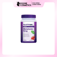 Kẹo dẻo ngủ ngon Natrol Gummies 5mg 180 viên Mỹ vị dâu