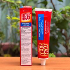 Dầu xoa bóp Deep Heat Original heat Rub Regular Relief Úc 140g - Deep Heat xanh dương 630012