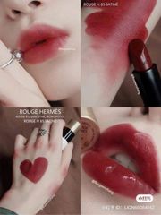 Son Môi Satin Rouge Hermes 85 - Lên Màu Chuẩn, Dưỡng Ẩm Mềm Mịn, Phong Cách Sang Trọng
