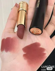 Son Lancome 200 L’Absolu Rouge Drama Matte - Son Môi Màu Lì Giữ Ẩm, Phong Cách Sang Trọng, Quà Tặng Tuyệt Vời Cho Phái Đẹp