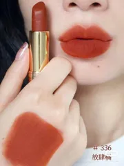 Son Lancôme 336 L’Absolu Rouge Drama Matte Lipstick 3.4g - Màu Chuẩn, Dưỡng Môi Mềm, Phấn Khói Sang Trọng