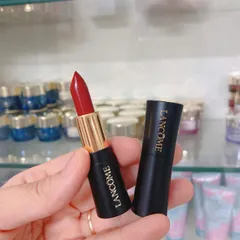 Son Lancôme 196 Đỏ Cam Cháy Mini Nobox - Dưỡng Môi Mềm Mại, Lên Màu Tươi Sáng, Quà Tặng Tuyệt Vời cho Phái Đẹp