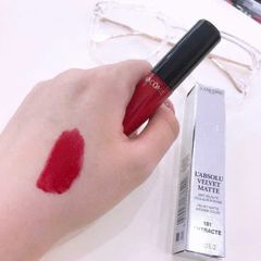 Son Kem Lancome 181 L’Absolu Velvet Matte - Màu Lì Quyến Rũ, Giữ Ẩm Môi Mềm Mại - Sản Phẩm Làm Đẹp Cao Cấp