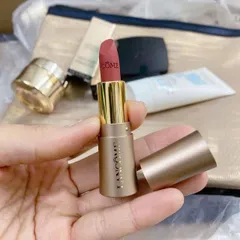 Son Lancome 274 Mini Cream Cam Trà Sữa Unbox – dưỡng môi mềm, màu tự nhiên