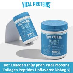 Bột Vital Proteins Collagen Peptides Hỗ Trợ Đẹp Da, Tóc, Móng, Khớp