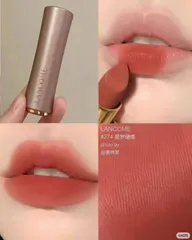Son Lancome 274 Mini Cream Cam Trà Sữa Unbox – dưỡng môi mềm, màu tự nhiên
