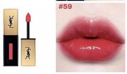 Son YSL 59 Rouge Couture Màu Vernis-A-Levres – Đỏ Rực Giữ Ẩm Môi, Trang Điểm Cao Cấp từ Yves Saint Laurent