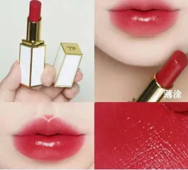 Son Tom Ford Soleil #34 Rose Irise - Son Môi Dưỡng Ẩm Màu Hồng Nhẹ, Vỏ Trắng Sang Trọng