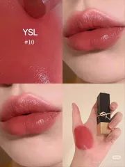 Son YSL Mini #10 - Đỏ Thuần Chuẩn Màu, Son Dưỡng Môi Sang Trọng, Đẳng Cấp Pháp, Độ Bám Màu Lâu Dài, Thiết Kế Nhỏ Gọn