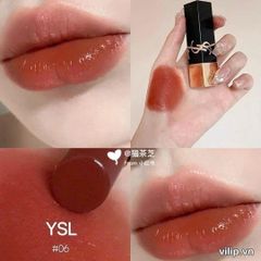 Son YSL Mini #06 Đỏ Mận - Son Môi Sang Trọng Từ Yves Saint Laurent 