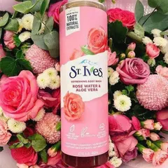 Sữa Tắm St.Ives 650ml Hoa Hồng - Dưỡng ẩm và Thơm ngát cho làn da mịn màng