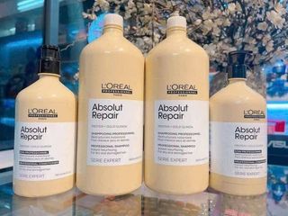 Dầu Gội Phục Hồi L'Oréal Absolut Repair 1500ml – phục hồi hư tổn, mềm mượt tóc