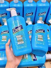 Sữa Tắm Gội Coast Classic Scent 946ml Có Vòi - Sạch Toàn Thân, Hương Mát Sảng Khoái Cho Cảm Giác Tươi Mát