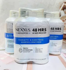 Combo Gội Xả Nexxus Ultimate Moisture 2×1L - Cấp Ẩm Sâu, Phục Hồi Tóc Khô Hư Tổn, Chăm Sóc Tóc Chuyên Nghiệp