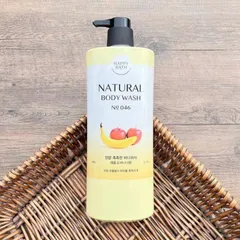 Sữa Tắm Happy Bath Chuối 900ml – Dưỡng Ẩm, Mềm Da Tự Nhiên, Sản Phẩm Chăm Sóc Cơ Thể Thoải Mái