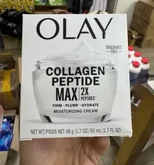 Kem Dưỡng Olay Regenerist Collagen Peptide 24 Max Hydrating 48g - Tăng Cường Độ Đàn Hồi và Giúp Da Căng Bóng Mịn Màng