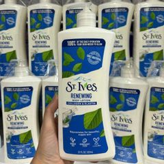 Dưỡng Thể St.Ives Collagen & Elastin 621ml (xanh) – mềm da, đàn hồi tốt