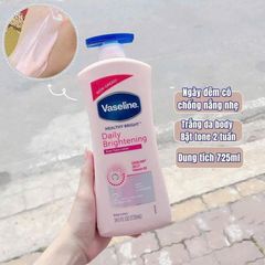 Sữa Dưỡng Thể Vaseline Healthy White 725ml - Trắng Da, Mềm Mịn, Chăm Sóc Da Tự Nhiên, Dưỡng Ẩm Sâu