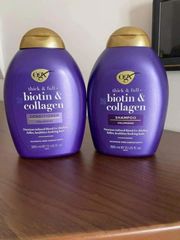 Cặp Dầu Gội và Dầu Xả Biotin OGX 385ml ×2 - Giảm Rụng Tóc, Kích Thích Mọc Tóc Hiệu Quả
