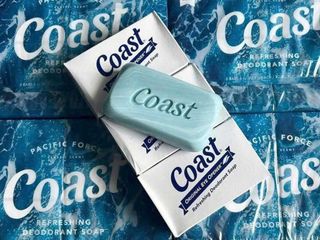 Xà Bông Coast Dạng Cục 113g Lốc 8 - Sạch Da, Thơm Mát Lâu