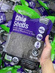 Hạt Chia Úc 1kg (Tím) - Siêu thực phẩm Bổ Dưỡng, Giàu Omega-3, Thực phẩm Lành Mạnh cho Sức Khỏe