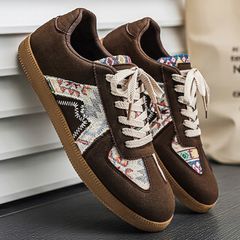Giày Sneaker Nam Hoạ Tiết Thổ Cẩm Mã M685 Kết Hợp Da Lộn Phong Cách Hàn Quốc 630071