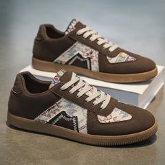 Giày Sneaker Nam Hoạ Tiết Thổ Cẩm Mã M685 Kết Hợp Da Lộn Phong Cách Hàn Quốc 630071