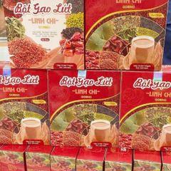 Bột Gạo Lứt Linh Chi GORINO Bột Ngũ Cốc dinh dưỡng giúp hỗ trợ giảm cân, giữ dáng, đẹp da( hộp15 gói-15gr)