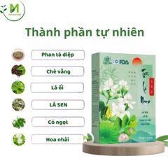 Trà Lá Nam Mộc Tâm Hỗ Trợ Giảm Cân, Tiêu Mỡ, Mát Gan, Thanh Lọc Cơ Thể, Tiêu Hóa Tốt, Đẹp Da (30 túi x 3gr)