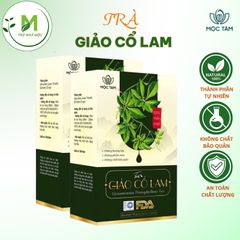 Trà Giảo Cổ Lam Mộc Tâm Hỗ Trợ Giảm Cân, Ổn Định Huyết Áp- Đường Huyết, Mỡ Máu, Thải Độc, Đẹp Da hộp 30 túi x 3gr.