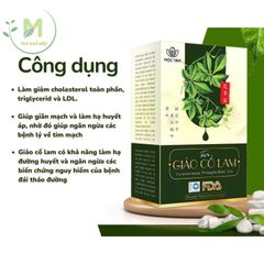 Trà Giảo Cổ Lam Mộc Tâm Hỗ Trợ Giảm Cân, Ổn Định Huyết Áp- Đường Huyết, Mỡ Máu, Thải Độc, Đẹp Da hộp 30 túi x 3gr.