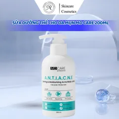 Sữa Dưỡng Thể Cho Da Mụn MD Care 200ml - Giảm Mụn, Cung Cấp Độ Ẩm, Dưỡng Sáng Da, Thành Phần Tự Nhiên, Sản Phẩm Chăm Sóc Da Thân Thiện