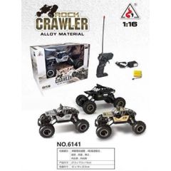 Xe Điều Khiển Rock Crawler 1:16 Hợp Kim – Ô Tô Địa Hình Leo Dốc 4 Bánh Giảm Xóc – Sạc Pin Cao Cấp 6141 Giao ngẫu nhiên