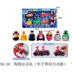 Đồ chơi chó cứu hộ gồm 7 xe chạy bằng đà 777 A9, xe ô tô đồ chơi đội chó cứu hộ Paw Patrol Rescue