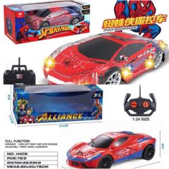 Xe điều khiển từ xa siêu anh hùng 1:24 có đèn – Xe đua điều khiển cho bé – 2 mẫu xe 048 409