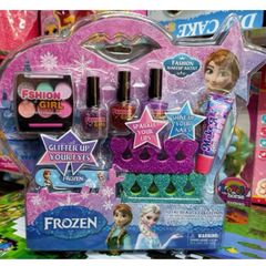 Bộ Đồ Chơi Trang Điểm Công Chúa Băng Giá Frozen – Set Sơn Móng, Phấn Mắt, Son Môi 1688-121 Chọn Màu Ngẫu Nhiên