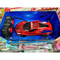 Xe điều khiển từ xa siêu anh hùng 1:24 có đèn – Xe đua điều khiển cho bé – 2 mẫu xe 048 409