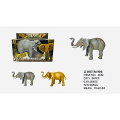 Con voi đồ chơi 🐘 chạy bằng pin 1042, có đèn và âm thanh Animal world Elephant