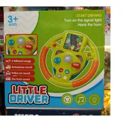 Vô Lăng Đồ Chơi Little Driver Cho Bé – Có Nhạc, Còi, Đèn & Màn Hình Mô Phỏng 3688