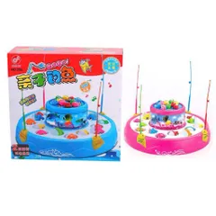 🎣 Bộ Đồ Chơi Câu Cá 2 Tầng 26 Con – Có Nhạc Đèn – 4 Cần Câu – Mã 356