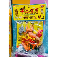 Bộ Mô Hình 12 Con Giáp - Set Đồ Chơi Con Vật Giúp Bé Học Nhận Biết Động Vật 6726 6613
