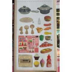 Bộ Đồ Chơi Nhà Bếp Mini Cho Bé 43 Chi Tiết – Mini Kitchen Set Có Bếp, Tủ Lạnh, Nồi Niêu 3959