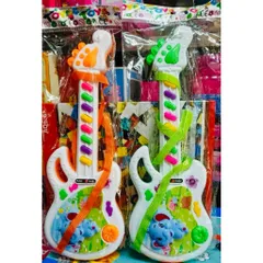 🎸 Đàn Guitar Đồ Chơi Cho Bé Có Nhạc – Guitar Mini Kèm Dây Đeo Chọn Màu Ngẫu Nhiên (Đàn guitar voi mini)